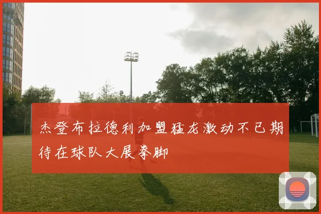 杰登布拉德利加盟猛龙激动不已期待在球队大展拳脚